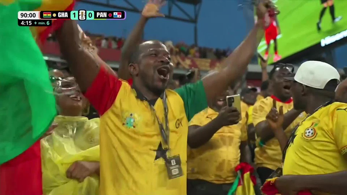 YES YES YES YES YES YES!!!!! 🇬🇭 Yirenkyi scores with the very last kick of the game and Ghana claim all three points! 🤯🔥 🗣️ Black Stars, how are you feeling?!? 💬