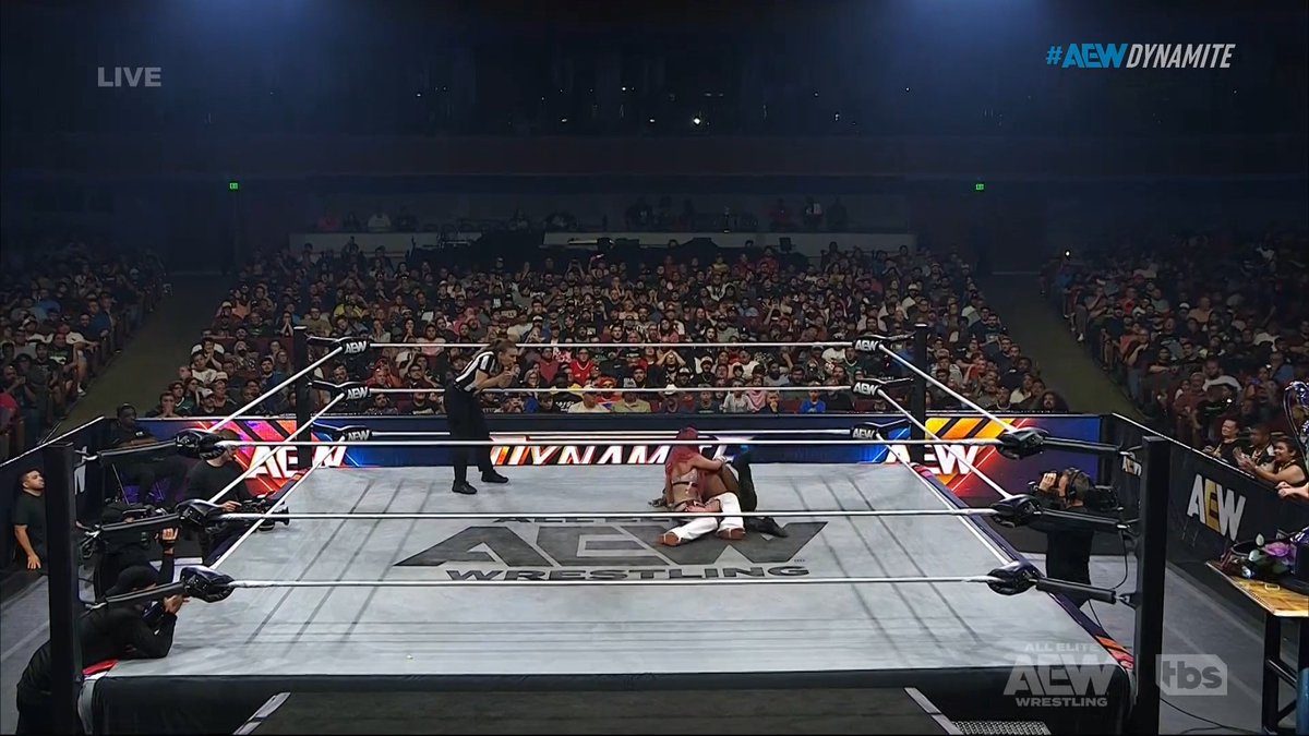 Hazuki nearly took the match, but Mercedes Moné turned it into a slugfest! #AEWDynamite is LIVE with the semi-finals of the 2026 Owen Hart Foundation Tournament LIVE on TBS and HBO Max