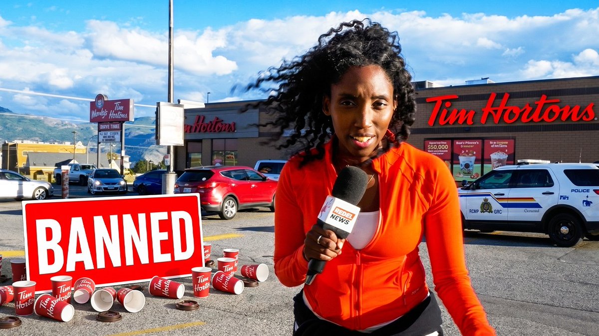 Kelowna Tim Hortons posts Rebel News ban on its front door — here's what customers said Tim Hortons has spent weeks trying to silence Rebel News with trespass orders and legal threats, but each failed attempt has only revealed more about the so-called "Canadian" coffee chain's foreign hiring policies. A tipster recently reached out to let me know that a particularly thin-skinned Tim Hortons location in West Kelowna has taken things to a whole new level, posting a trespass notice aimed at Rebel News right on its front door for every customer to see. Apparently, management thought that publicly announcing Rebel News was unwelcome would somehow stop us from reporting on the chain's continued reliance on Temporary Foreign Workers at a time when many Canadians are struggling to find work. So I made my way to that location to ask passersby the important question Tim Hortons despises: Is it time for Tim Hortons to abandon its foreign-worker-first agenda and start putting Canadians first? The responses were revealing. I spoke with an 18-year-old who told me he'd been looking for work, including at Tim Hortons, for three months without success. I also heard from residents who had already noticed the anti-Rebel News sign for themselves and disapproved. In contrast, one passerby defended the current system, arguing that "us Punjabis" deserve the jobs and adding that "the natives were here first." I tried to tell him that Canada's foreign worker program doesn’t incentivize hiring Indigenous Canadians either, but he drove off in a hurry. Despite Tim Hortons' efforts to shut down scrutiny, Canadians are still willing to talk about the issue. And Rebel News will continue asking the question the coffee giant seems determined to avoid. REPORT by Drea Humphrey: