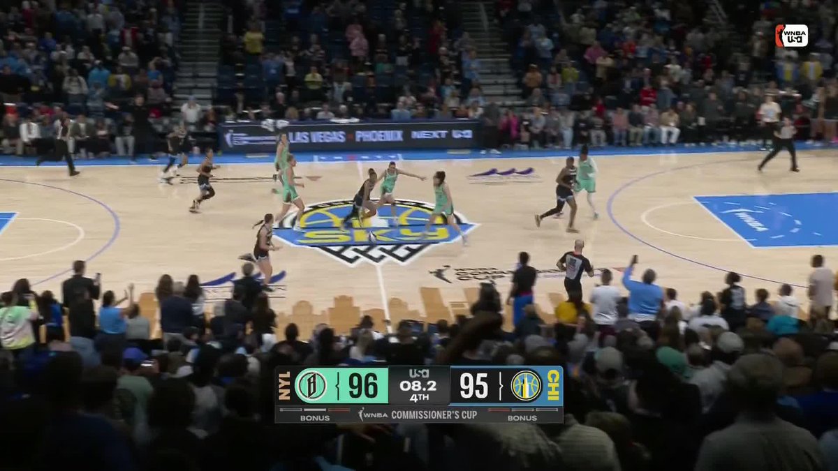 Sabrina sealed the win for New York 🗽 Incredible ending sequence in Liberty-Sky!