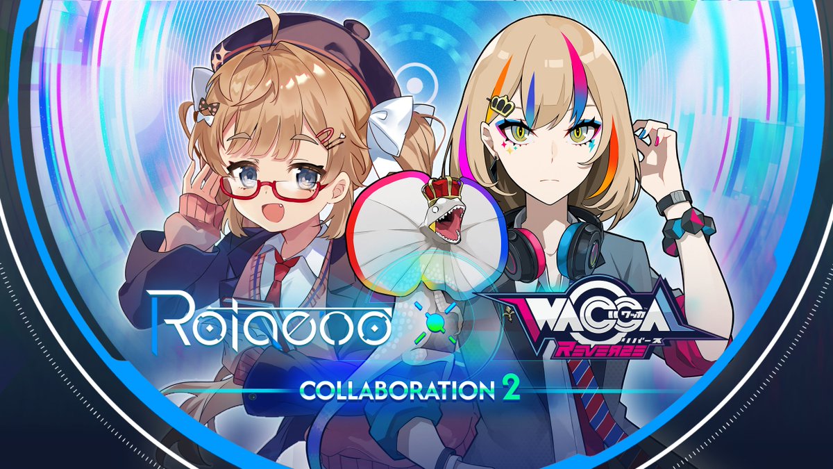 【Rotaeno】WACCA × Rotaenoコラボ第2弾 楽曲プレビュー WACCAから仲良しのエリザベスが、6曲を携えて再びアクアにやってきます！ おなじみの仲間と一緒に、新しい思い出を作りましょう(*´▽`*)。 Rotaeno × WACCAコラボ第2弾は、6月25日より正式スタート！