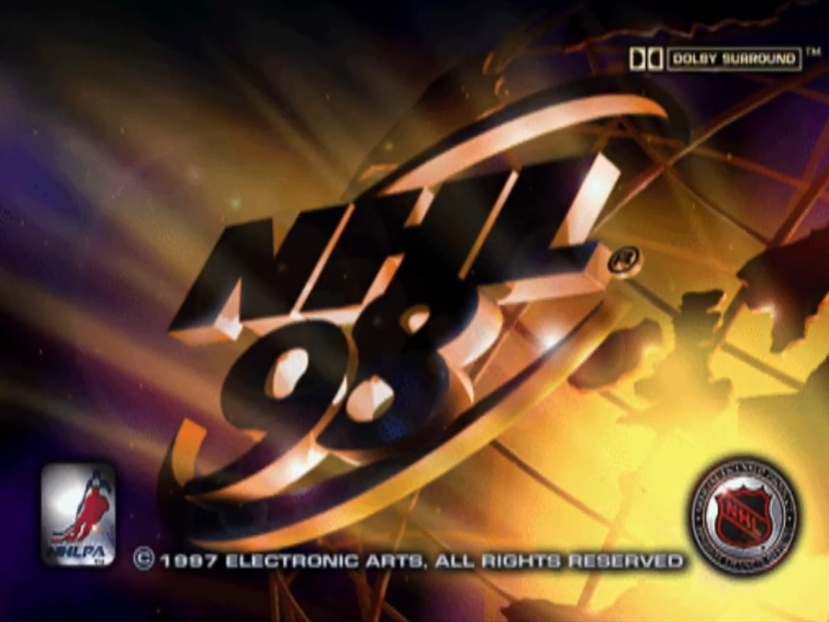 "Are you willing to donate your body? Got a problem with authority? Would you stop a speeding bullet? Are you afraid of the masked man?" NHL 98 opening video is cold as hell. Tons of great highlights all wrapped up in peak late 90s aesthetic.