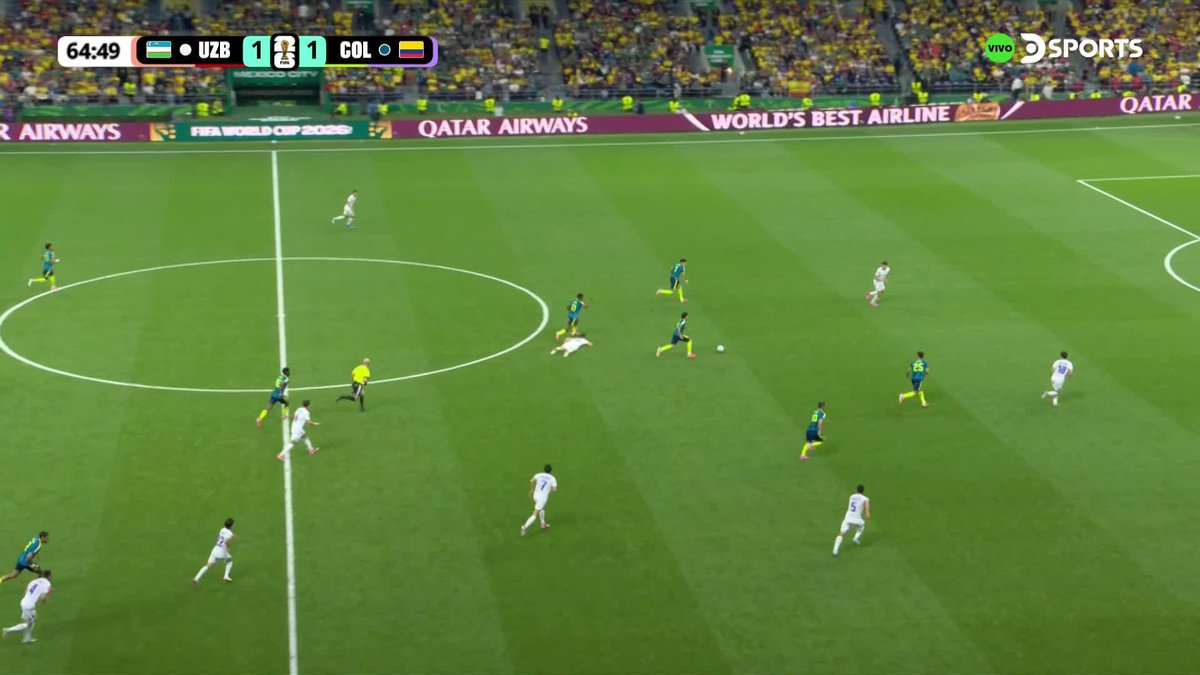 ¡LUCHO NO FALLA! Luis Díaz puso el 2-1 para Colombia ante Uzbekistán en la Copa Mundial de la FIFA 2026™