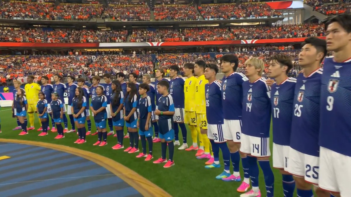 ＃FIFAワールドカップ2026 グループF #日本代表 #オランダ代表 6月21(日)「#日本代表 × #チュニジア代表 」 午前10時25分〜 日本テレビ系生中継📡