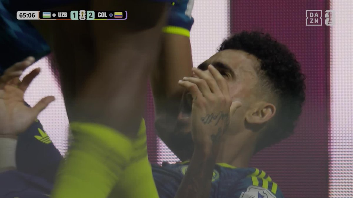 ES EL FARO DE COLOMBIA. ES LUIS DÍAZ MARCANDO UN GOL QUE PUEDE SER DECISIVO 🇨🇴 #DAZNMundial #FIFAWorldCup