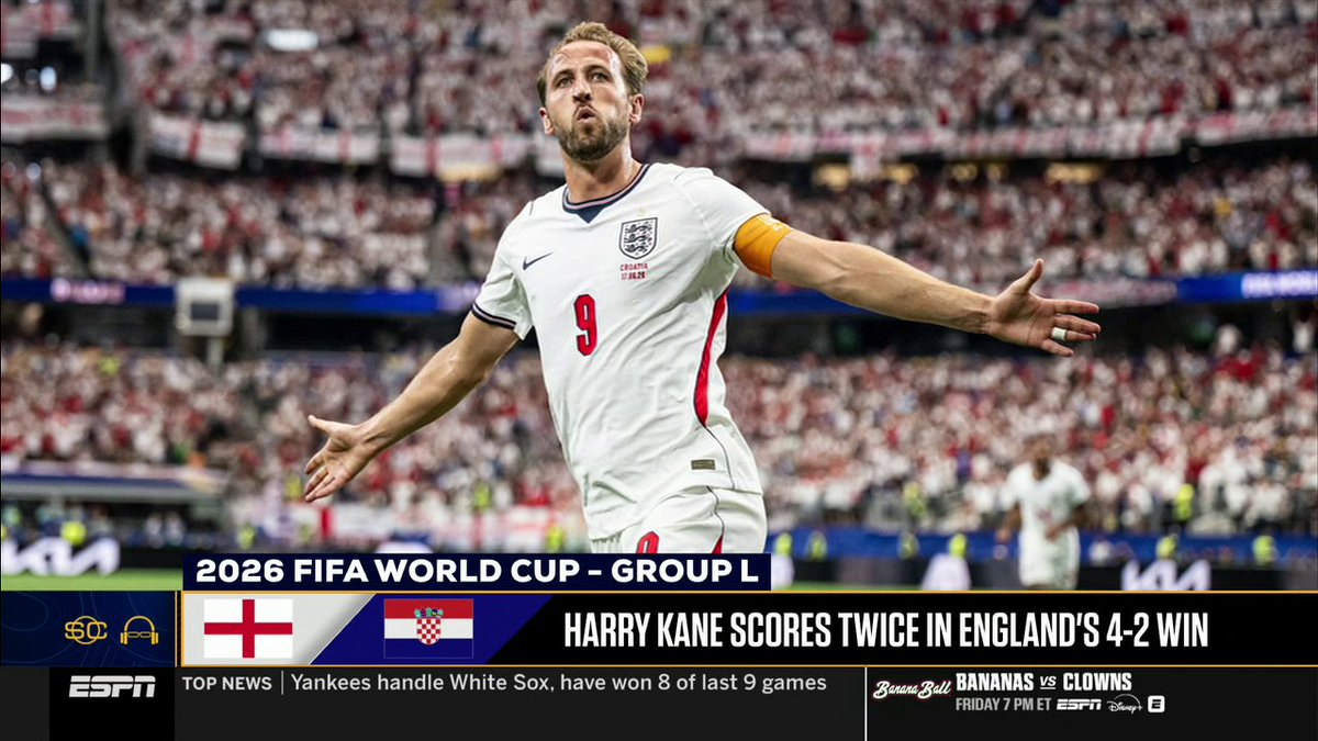 “I don’t think England has had this much talent in the history of their federation.” Taylor Twellman reacts to England's 4-2 win over Croatia in their World Cup opener 👏