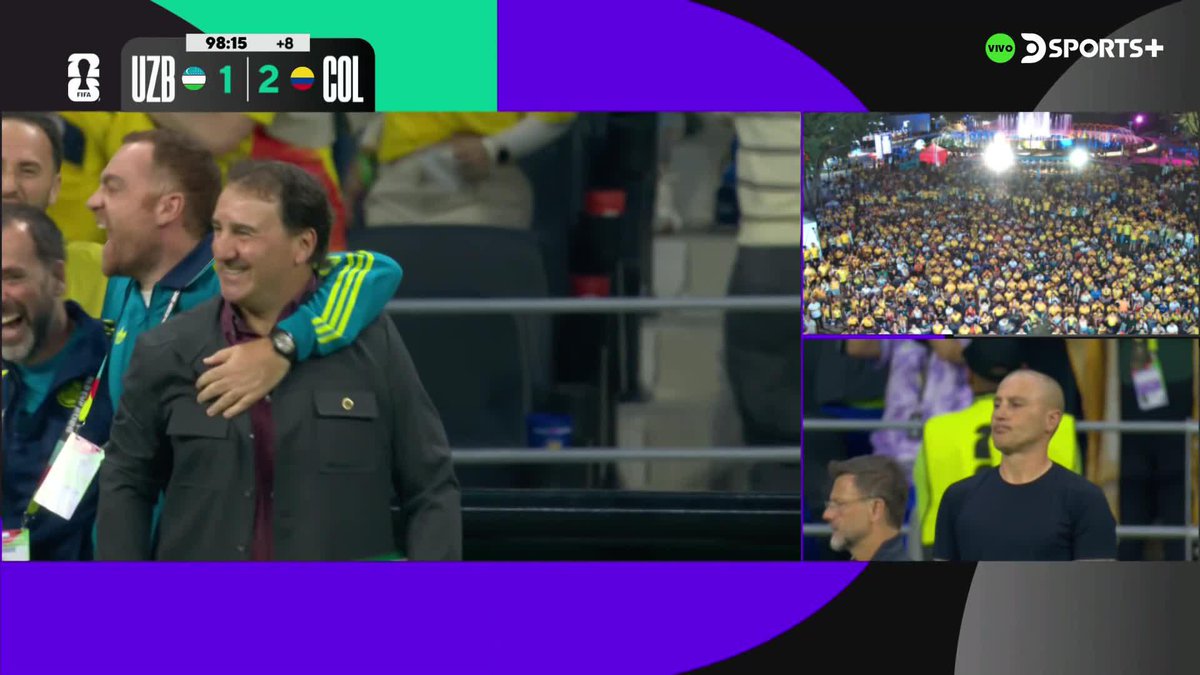 ¡ALEGRÍA TOTAL PARA NÉSTOR LORENZO TRAS EL 3-1 DE COLOMBIA ANTE UZBEKISTÁN! #MundialEnDSPORTS #FIFAWorldCup