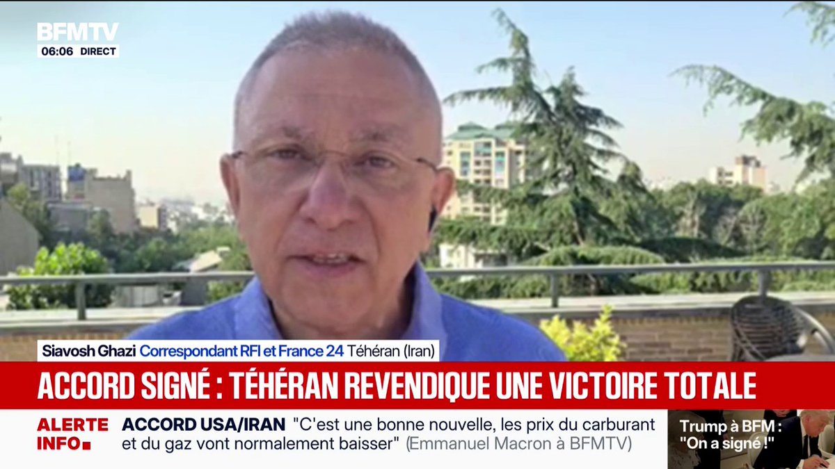Accord signé entre les États-Unis et l'Iran: Téhéran revendique une victoire totale et estime que le texte "acte l'échec des États-Unis"