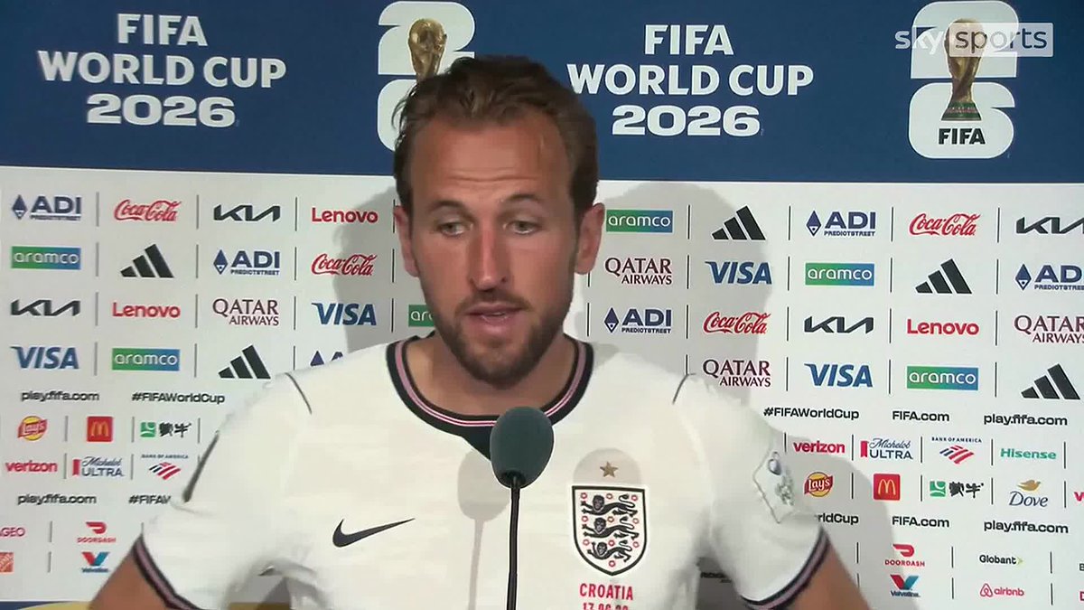 "He gave a great speech" 🗣️ Harry Kane reveals what Thomas Tuchel said to his England side at half-time against Croatia and what it means for the striker to get two on the scoresheet 🏴󠁧󠁢󠁥󠁮󠁧󠁿 🎥 [Credit: FIFA]