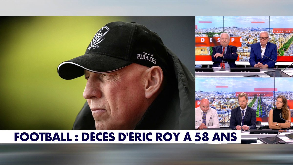 «Football : décès d'Éric Roy à 58 ans» : l'édito de Pascal Praud dans #HDPros