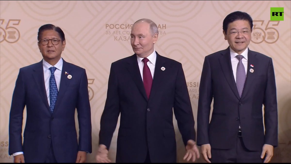Vladimir Putin joins ASEAN leaders for group photo as summit kicks off in Kazan