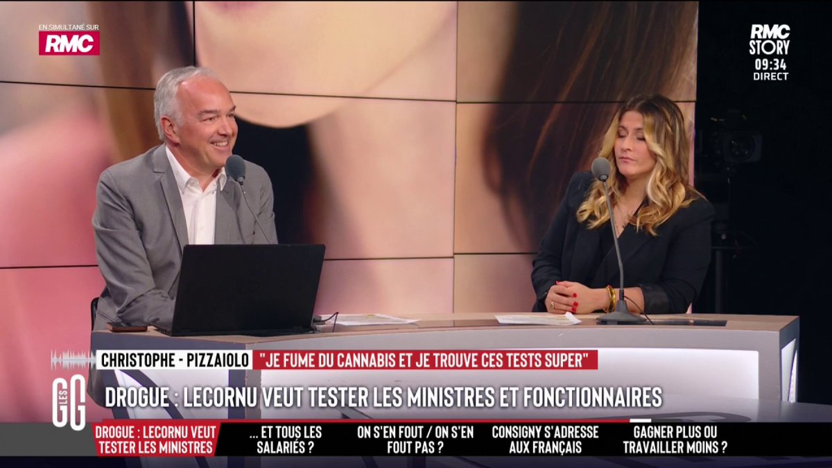 💊 Drogue : faut-il tester tous les salariés dans le privé ? 📞 Christophe, pizzaiolo, au 3216 : "C'est inutile. Je consomme le soir dans mon canapé, après le boulot. Ça ne me gêne pas pour travailler." #GGRMC