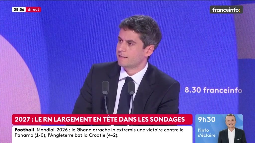 🔴 Jordan Bardella critiqué pour sa présence au Grand Prix de Monaco pendant la marche pour Lyhanna ➡️ "Ce qui m’a le plus heurté, c’est dans la réaction, quand la question lui a été posée, de dire : des marches blanches, il y en a tous les jours", dit Gabriel Attal