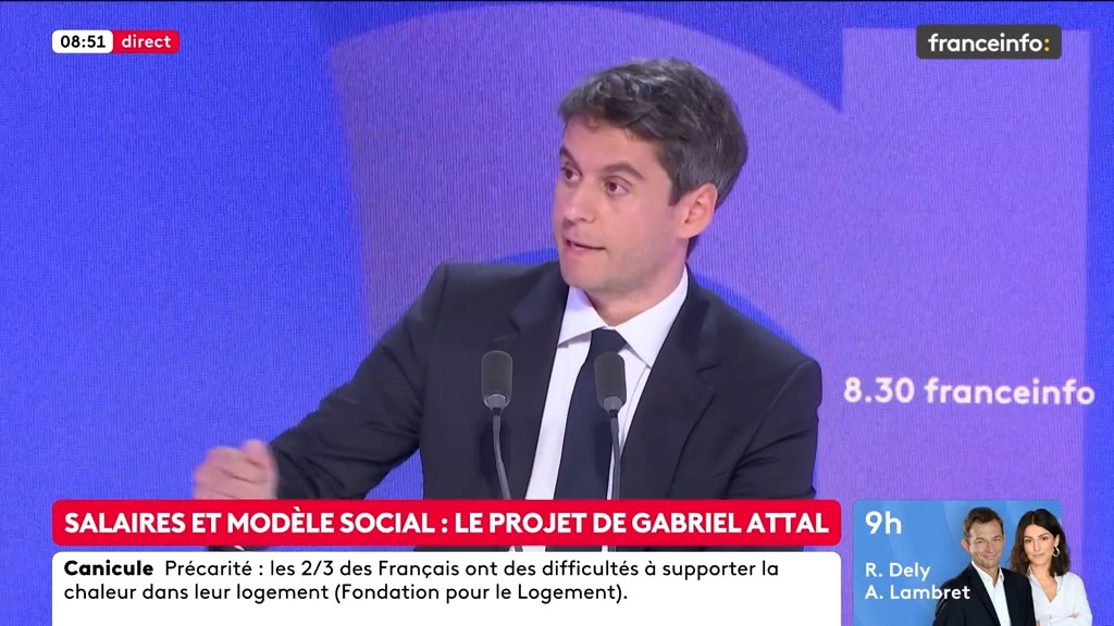 Mon objectif, c'est de rapprocher drastiquement le salaire net du brut. Car le travail doit payer.