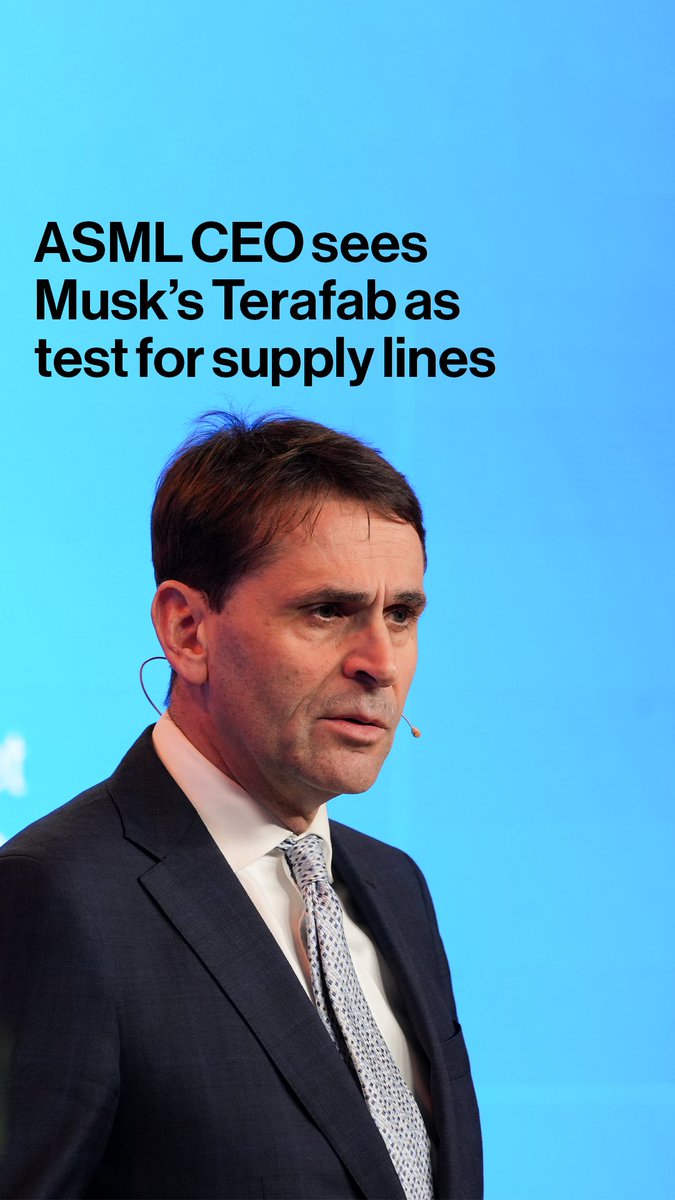 ASML CEO Christophe Fouquet tells Tom Mackenzie the chip equipment maker has to make sure it doesn’t experience supply constraints when servicing new projects such as Elon Musk’s Terafab