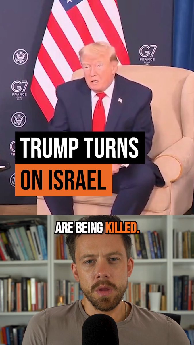 Donald Trump just confessed to Israel's war crimes. These are crimes armed and facilitated by the US.