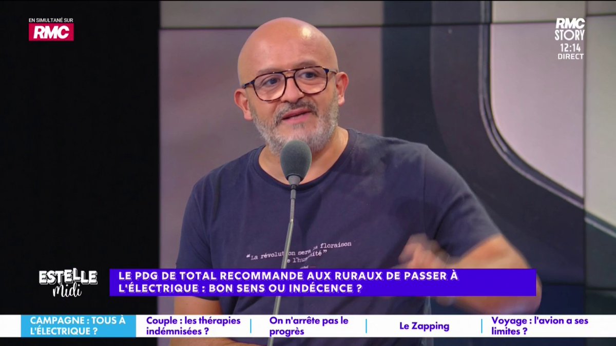 🚗 P. Pouyanné recommande aux ruraux de passer à l'électrique 🎙️ Benjamin Amar : "Cette phrase is the new "aller manger de la brioche" ! C'est la même déconnexion ! L'électrique neuf, c'est 30 000€ ! Qui peut lâcher 30 000€ ?! On est avec des guignols qui viennent raconter ça !"