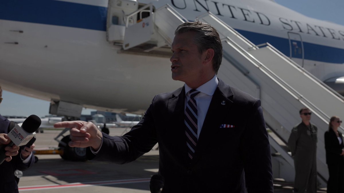 .Secretary of War Pete Hegseth "Our posture is ONE OF STRENGTH. Iran is going to have EVERY OPPORTUNITY to cut the kind of deal they should at the table, and if they don't—THE WAR DEPARTMENT WILL BE RIGHT HERE READY TO GO."
