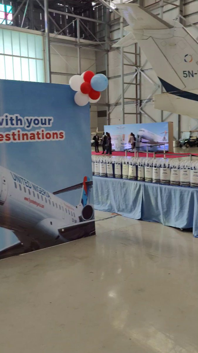 Official unveiling of United Nigeria Airlines's two new birds named after two of some of the most influential Igbo men to walk the face of the earth HRM Igwe Nnaemeka Achebe and Late Prof Chinua Achebe May United Airlines continue to succeed 💪💯