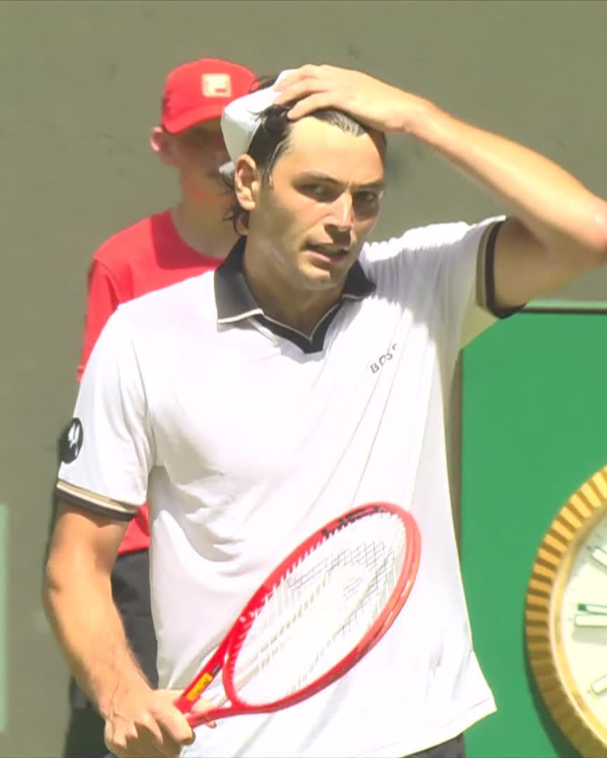 Fritz cruises into Halle quarter-finals 🔥 Taylor Fritz defeats Marozsan 6-2 6-4 in a convincing display to set up a potential matchup with Shelton #TWO26