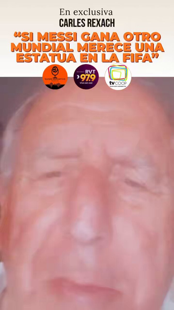 🔝🔥"SI MESSI GANA OTRO MUNDIAL MERECE UNA ESTATUA EN LA FIFA" 🗣️Carles Rexach quien exigió el fichaje de MESSI al Barcelona, con 13 años, se rindió a los pies de Leo en SuperDeportivoRadio. 🗯️💣"MARADONA por lo bueno que era duró y ganó poco. MESSI lleva 20 años ganando"✍️