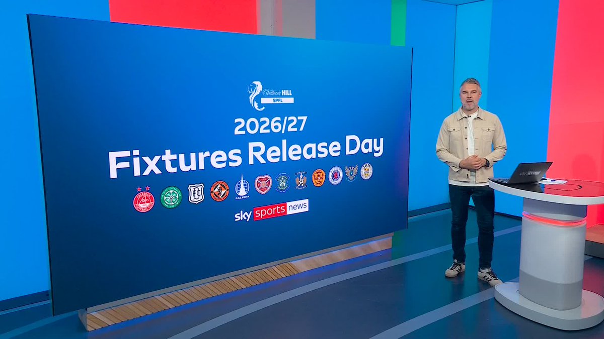 BREAKING: The SPFL fixtures for the 26/26 season have been released 🚨 Rangers will travel to Dundee United while champions Celtic host Dundee.