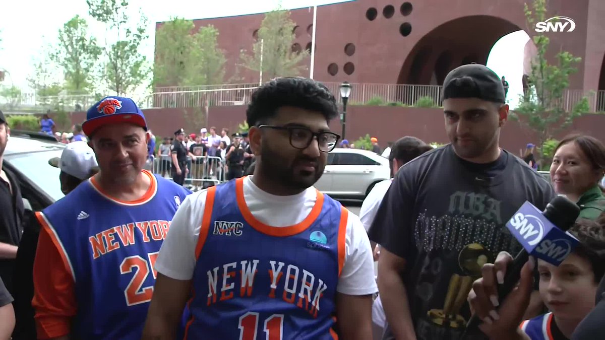 "I straight up cried." Knicks fans tell C. how they reacts to OG Anunoby's game-winning tip-in in Game 4 of the NBA Finals