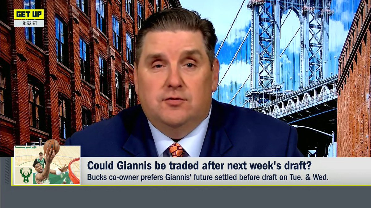"The Bucks have yet to receive an offer that they're willing to accept for Giannis Antetokounmpo." @Windhorstespn gives an update on the potential Giannis trade 🏀