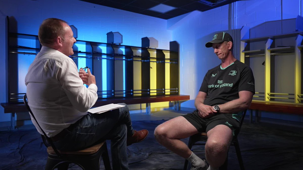 Was an interesting 15 mins with Leo. #urc #leivbul #leinster
