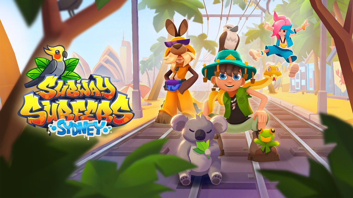 G’day mate! Welcome to Sydney!!! 🐨 Explore the city with our two new Australians: The mega character Dan Under and the surfer Sandy 🛹🐍 And that’s not all! There will also be two brand new outfits: Sandy Sink or Swim and Lily’s back with the Kangarumi outfit 🛟🦘 Surf by the ocean and on the beaches with three new boards: Off-Road Ranger, Bay Drifter and Roo Rush! 🏄 This update runs from 22nd of June - 12th of July! 🌊 #subwaysurfers