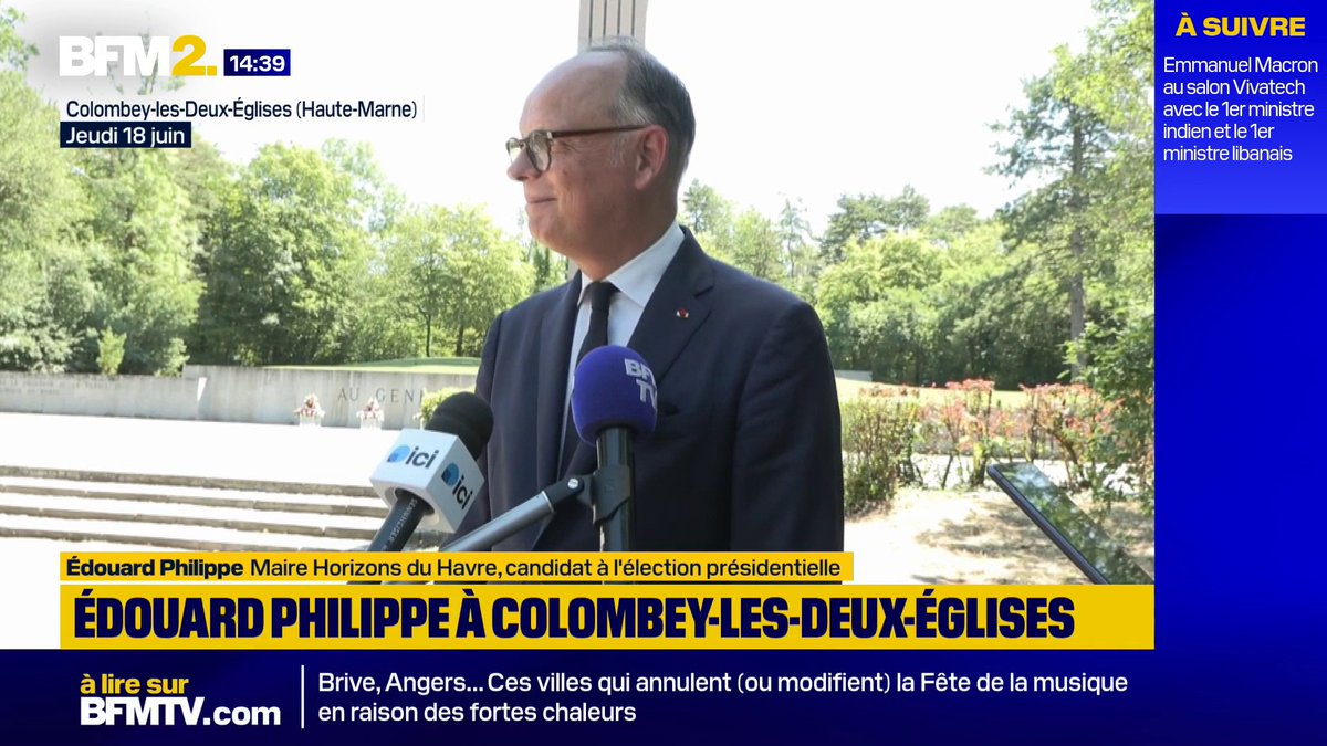 💬"Le maire de Saint-Denis a fait de la provocation anti-républicaine une forme de spécialité" ➡️Édouard Philippe réagit aux propos de Bally Bagayoko sur le fait de "siffler la Marseillaise" #BFM2