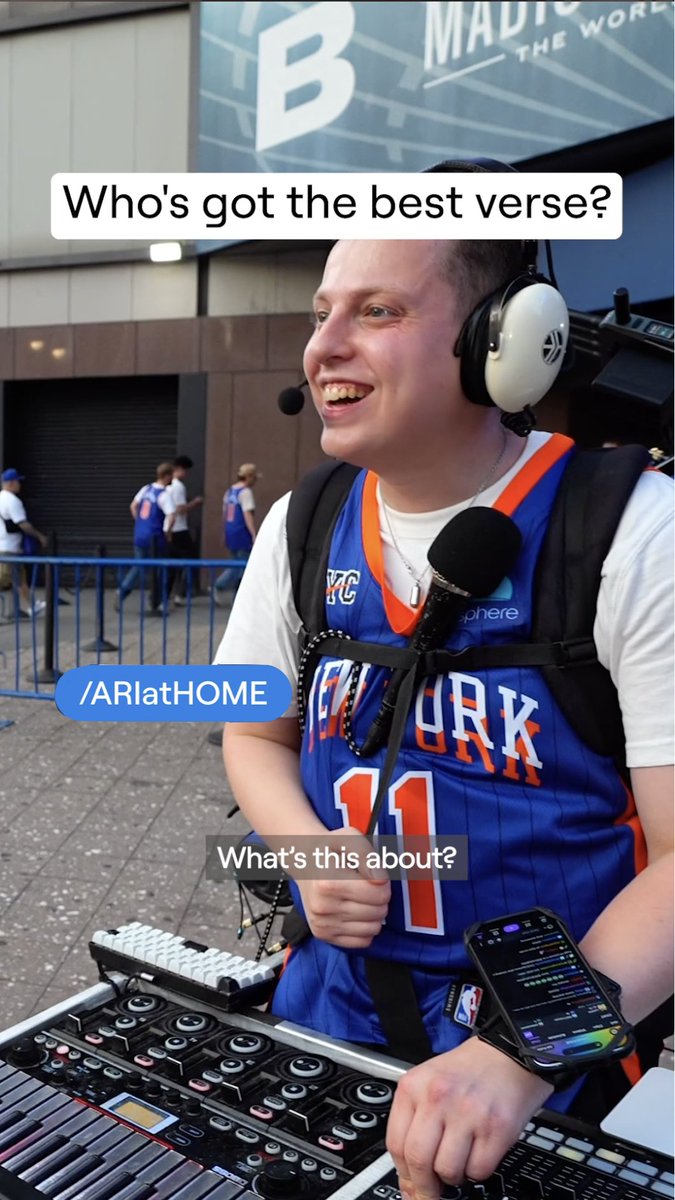 was an ARIatHOME stream exactly what the knicks needed? your favorite IRL beatmaker went live during the nba finals and new yorkers brought that game 5 heat