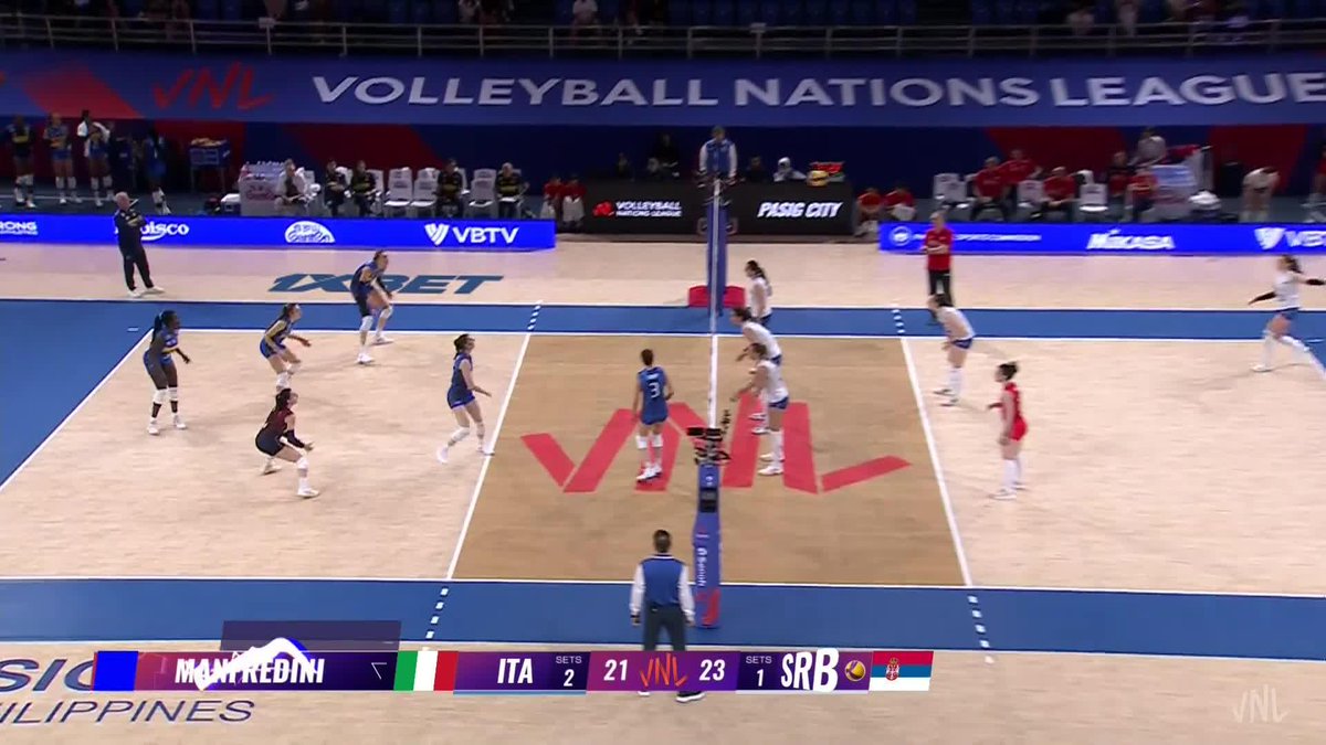 #VNL2026: ČAJIĆ 🇷🇸 HAPPENED AND WE’RE GOING FIVE 🤯🔥 📺 LIVE NOW on VBTV: 🏐 #BePartOfTheGame #Volleyball