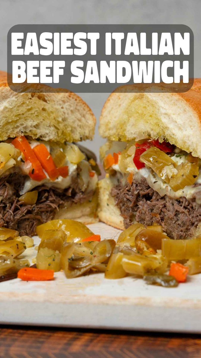 The easiest crowd pleaser you'll make all weekend 🔥 Tender Italian beef, big flavor, and barely any work. Just toss it in the InstaPot and let it do its thing.