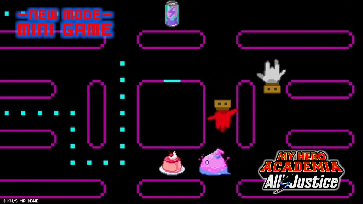 A handful of Minigames are coming to MY HERO ACADEMIA: All's Justice starting September 4th! Take a break from Hero work to play relaxing Minigames - including one inspired by PAC-MAN!