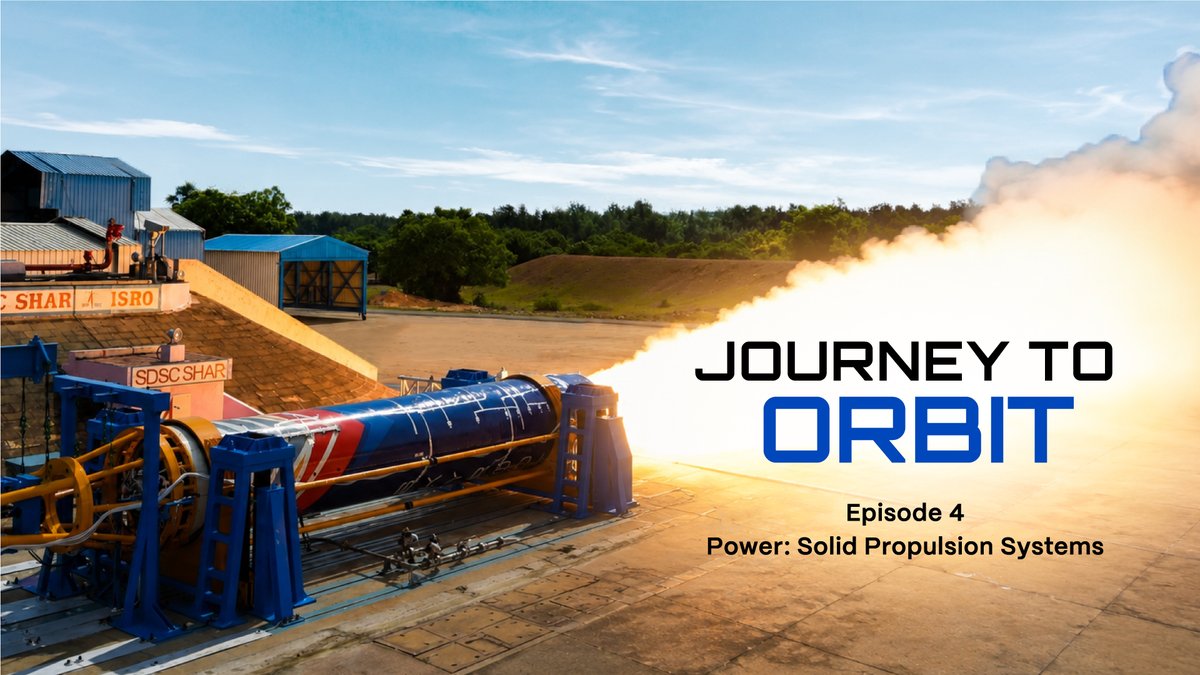 Once a solid rocket motor ignites, there is no off switch. It burns to completion. That is what makes solid propulsion one of the most reliable technologies in rocketry. This episode of Journey To Orbit goes inside the solid propulsion systems that power Vikram-1 through Earth's atmosphere. #JourneyToOrbit #Vikram1