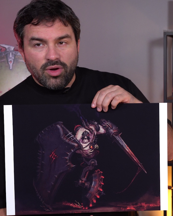 In this episode of “The Art of Slaying” Hugo talks us through concept art of the new demon Buzzsaw. (art by William Bao)