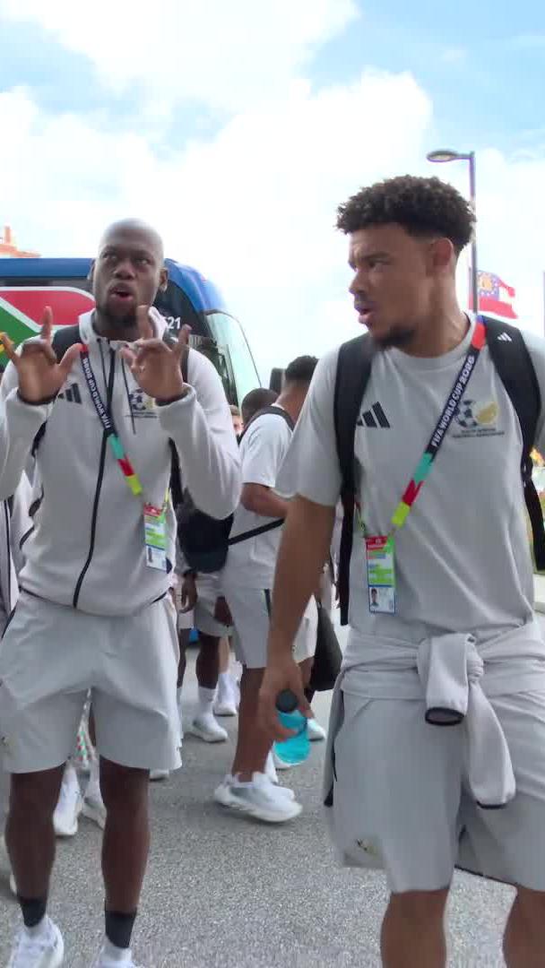 Bafana Bafana are in high spirits at the Atlanta Stadium 🇿🇦🎶 📺 Stream #FIFAWorldCup2026 on DStv: