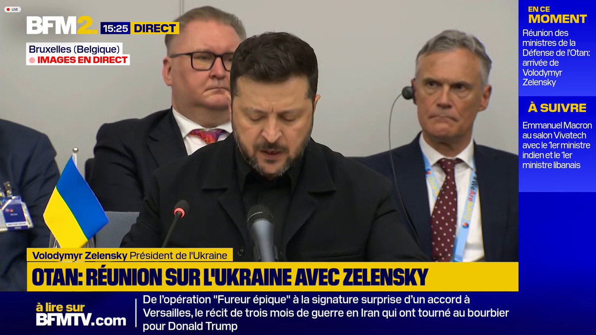 Guerre en Ukraine, Kiev a besoin de véhicules terrestres sans pilote et de munitions d'artillerie à longue portée, explique Volodymyr Zelensky #BFM2