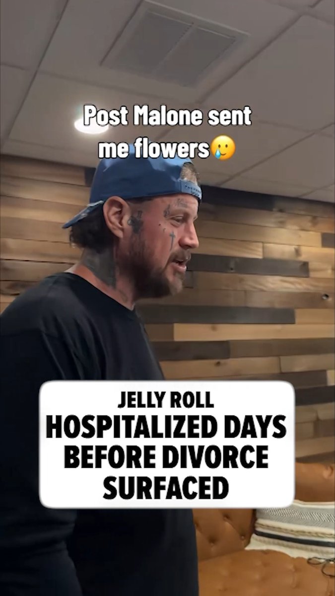 Jelly Roll was hospitalized a week before the divorce news with Bunnie XO broke.