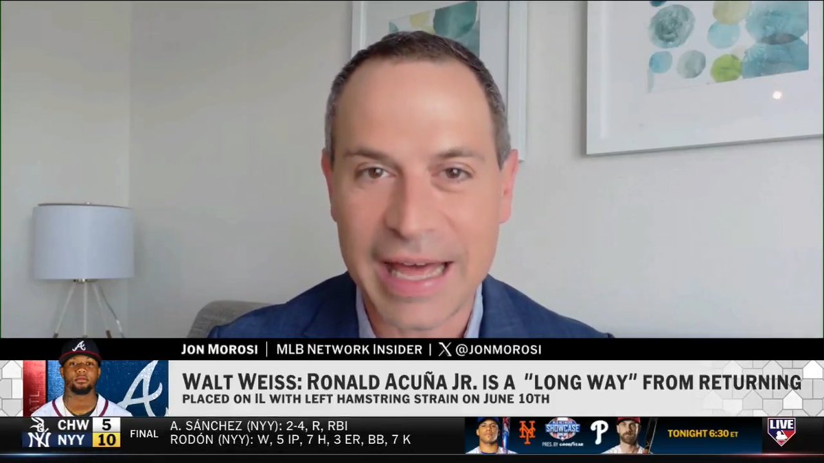 .Jon Morosi discusses the latest on Ronald Acuña Jr.'s hamstring injury following news that he's a "long way" from returning.