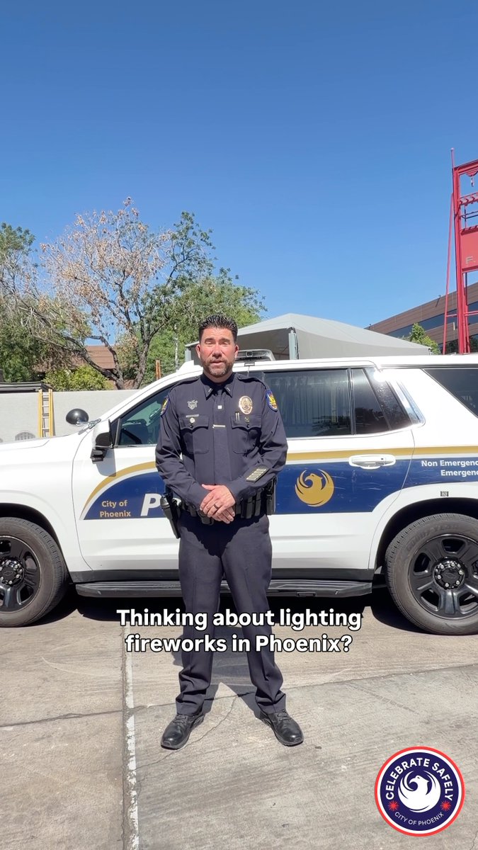 The City of Phoenix will have dedicated patrols focused on stopping illegal fireworks usage across our neighborhoods. Violators can face civil fines up to $2,500 or criminal misdemeanor charges that may result in up to six months in jail. The City may also recover costs from violators for emergency response, storage, and disposal associated with illegal fireworks incidents. 🔗