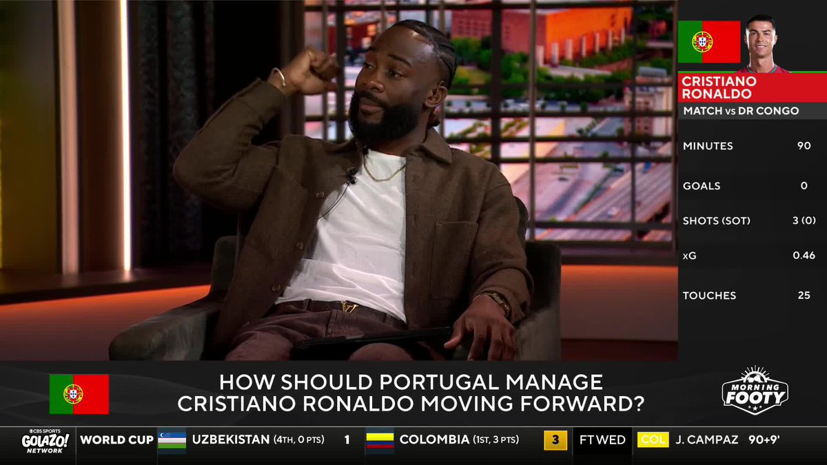 "What you need is a manager that's going to understand how to play to his strengths." JayDee Dyer explains why he still believes Cristiano Ronaldo can deliver for Portugal 🇵🇹
