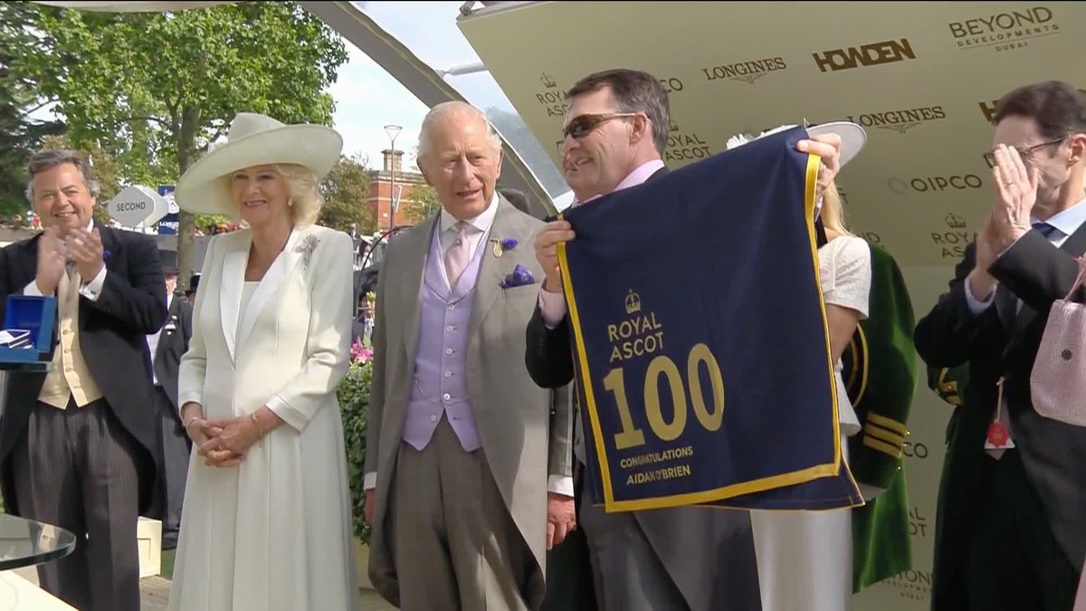 100 Royal Ascot winners for Aidan O'Brien! 💯