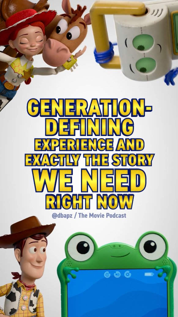 #ToyStory5 is "generation-defining" See it tomorrow only in theaters!