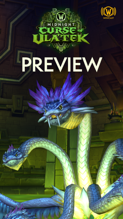WoWCast returns with a deep dive on Midnight Content Update: Curse of Ula’tek! Join us for a chat on all things about the Coiled Isle in Zul’Aman 🗣️ 🎥