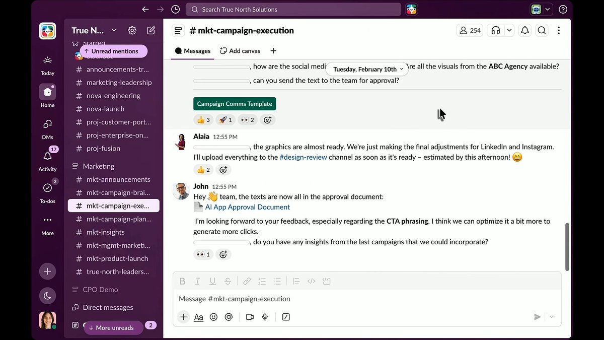 Introducing Slackbot's MCP client, now available with more than 20 partner apps! With Slackbot MCP, you can: 🚀 Build an app with Replit ⠕ 📊 Pull a live Amplitude chart ✅ Update a Linear ticket 🎨 Create a Canva design ...and a whole lot more, all without leaving the conversation. Multiply your output with multiplayer work in Slack. Learn more:
