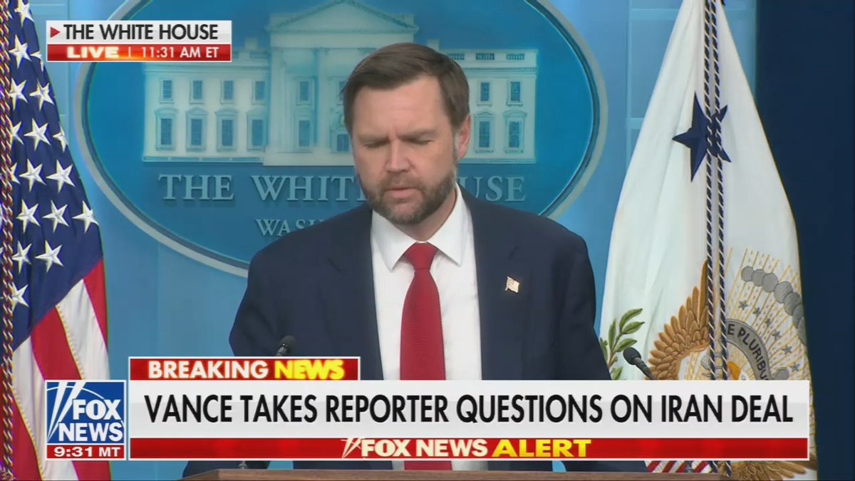 Q: Why is Trump now saying it would be okay if Iran has missiles? JD Vance: Iran should have a right to self to defense