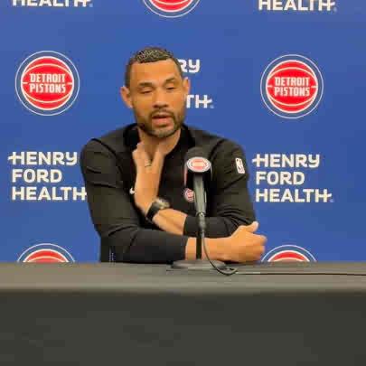 Trajan Langdon: "All of our guys will get better next year. Overall, that's the best way that we’ll grow, is internal growth, in terms of taking a step. “But we will continue to look to see if we can add other pieces to help us come back a better iteration of the #pistons “