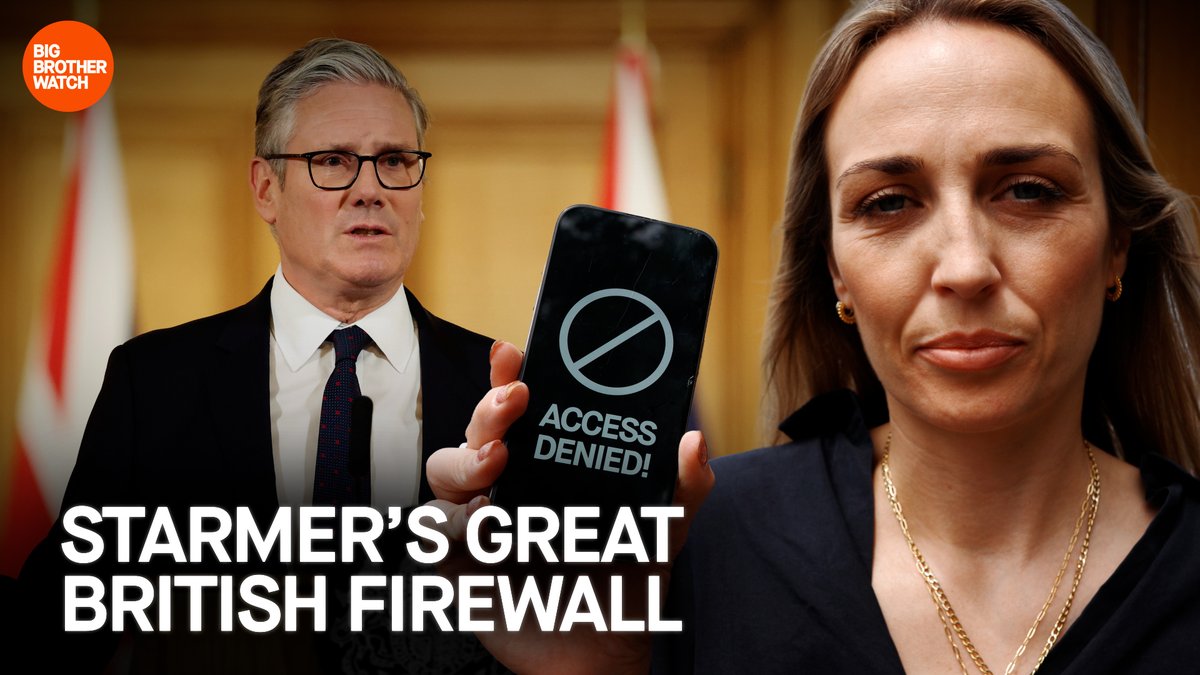 👁️5 things the Government won't tell you about Starmer's Great British Firewall If we accept digital ID checkpoints for social media access, we will only be handing the next generation a new fight for liberty. Join the fight back⤵️